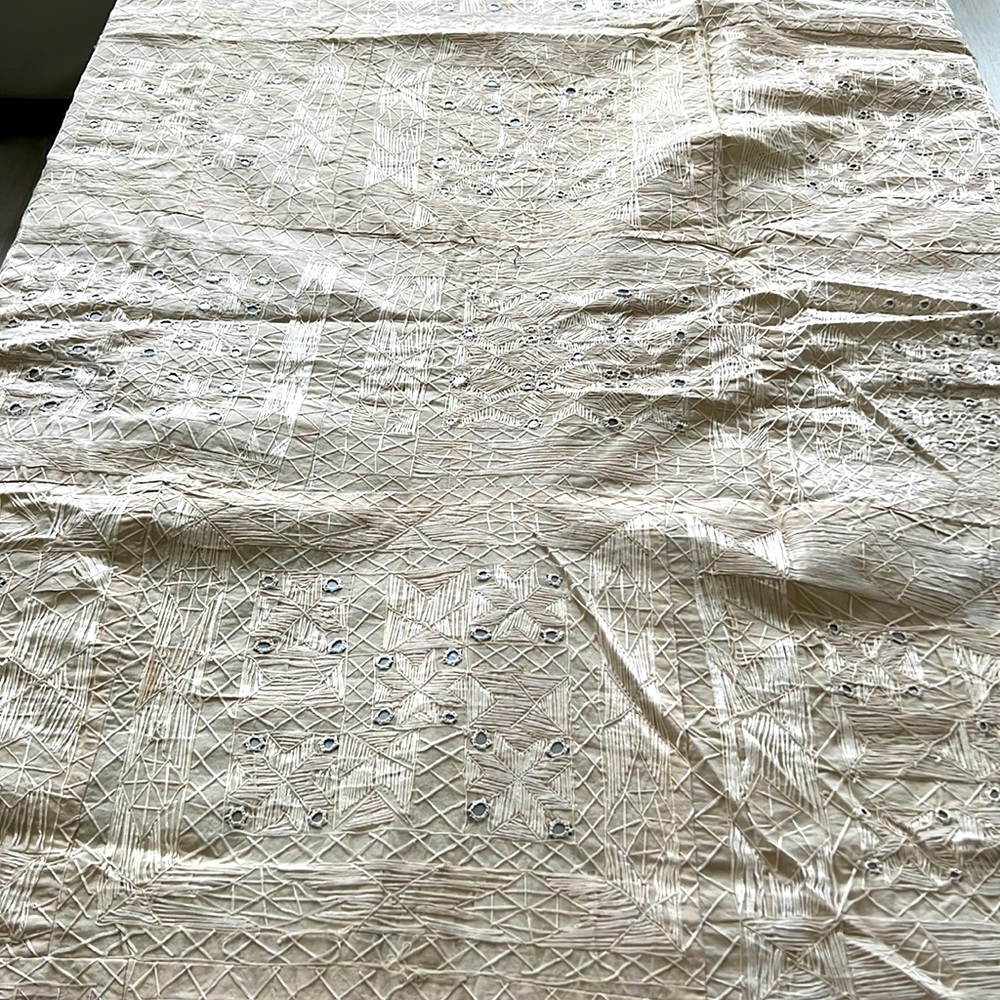Türkmen bed covering with three pillowcases